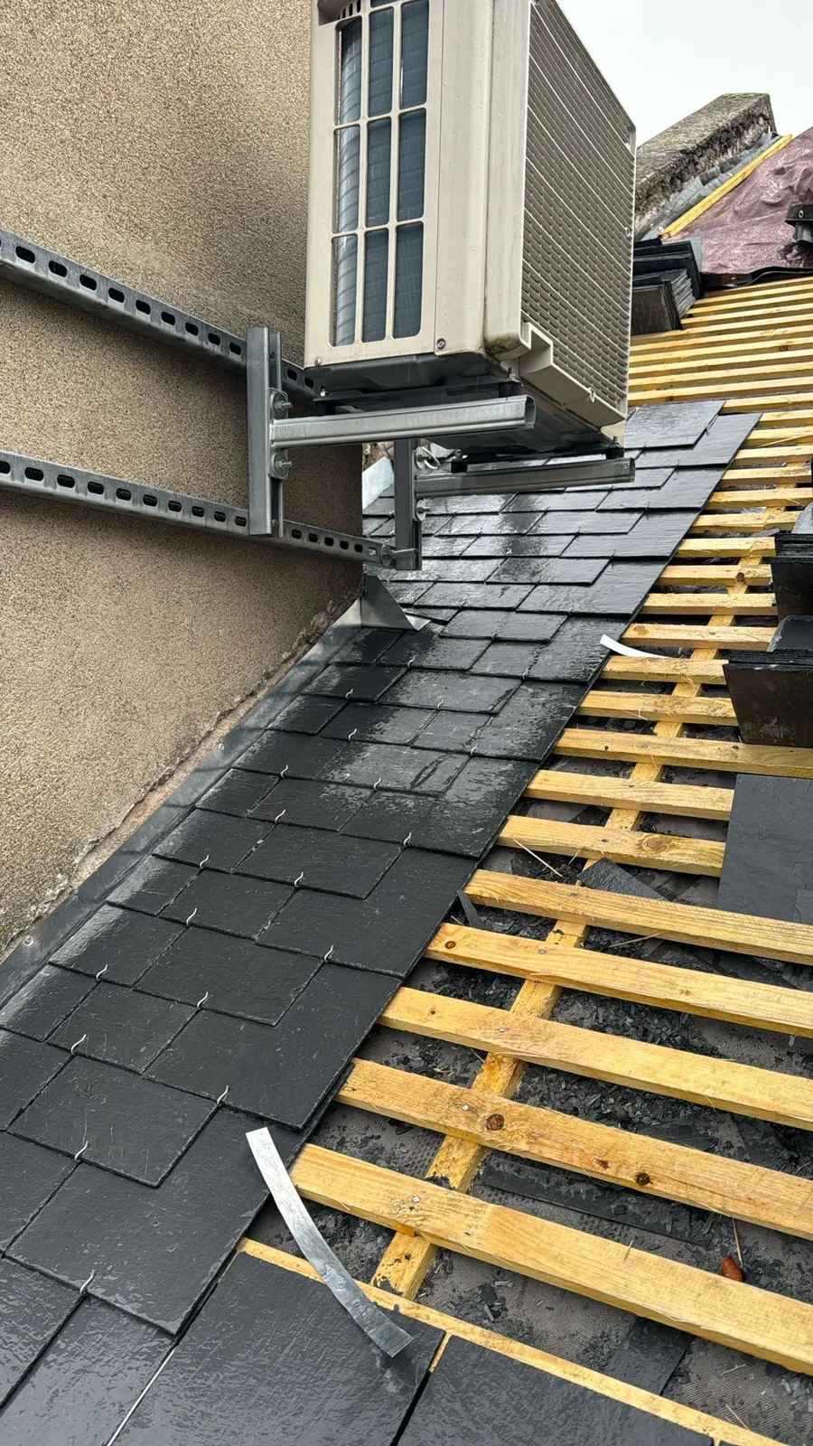 Chantier de toiture réalisé par Dethière Toiture