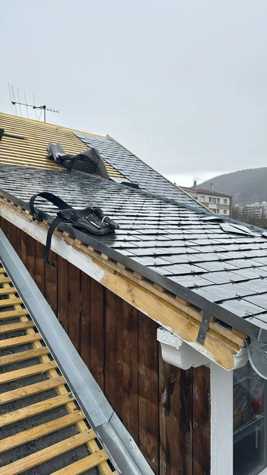 Chantier de toiture réalisé par Dethière Toiture