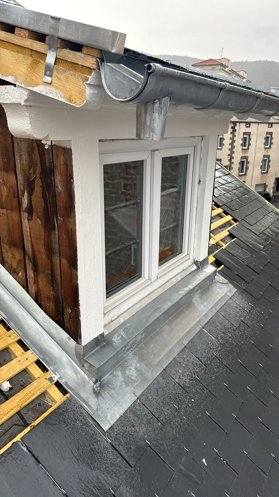 Chantier de toiture réalisé par Dethière Toiture