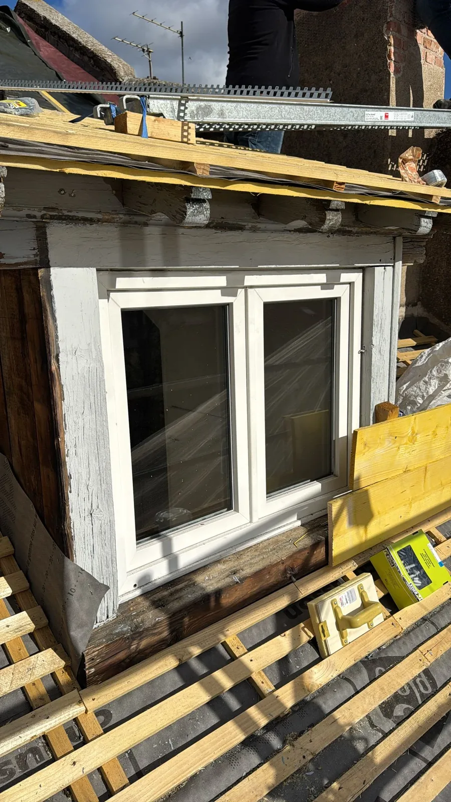 Chantier de toiture réalisé par Dethière Toiture