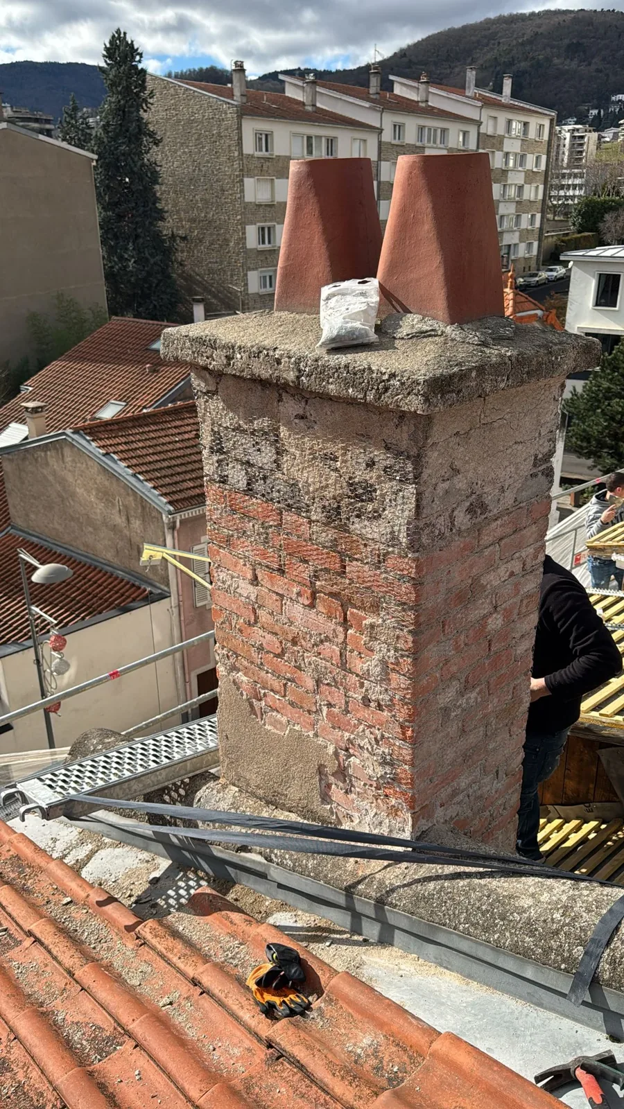 Chantier de toiture réalisé par Dethière Toiture